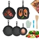 thumbnail image 1 of Sartenes de Hierro Fundido, Juego de 5 Sartenes, Sartenes Antiadherentes con Espátula y Guantes, Sartén de Hierro Forjado Grill, para Freír, Saltear, Filete, Salmón - 10/14/16/20/24cm (240mm), 1 of 7