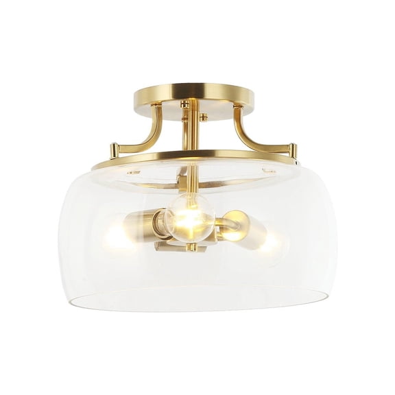 C2273110V Parrot Uncle 3 Light Semi-Flush Mount-9.8 Inch Tall and 13.3 Inch Wide