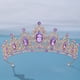 thumbnail image 5 of Corona de boda para novia - Tiara de princesa de diamantes de imitación para mujer - Corona de reina - Corona de boda hecha a mano - Accesorios para el cabello - Corona de tiara, 5 of 5
