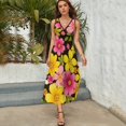 thumbnail image 5 of Floral Vestido Sin Mangas Vestidos Para Mujer, Vestido Suelto De Verano 2025, 5 of 5