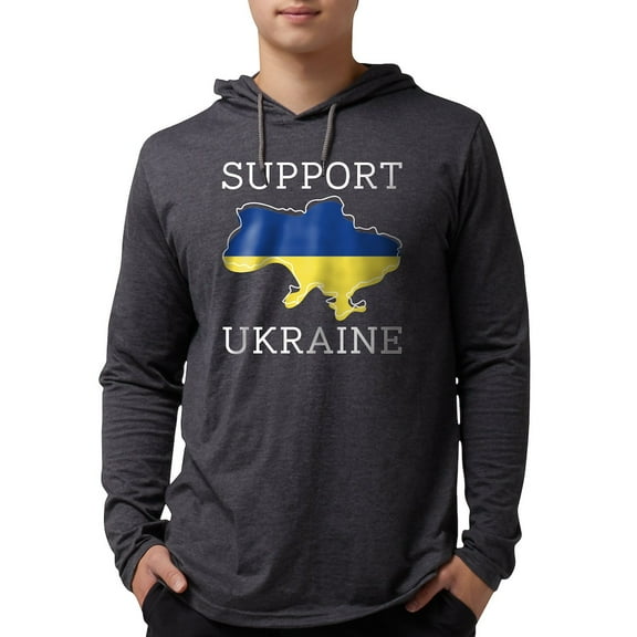 CafePress - Support Ukraine - Mens Hooded Shirt