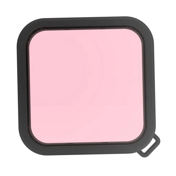 El filtro de buceo se adapta a cubierta de impermeable Rosado Zulema Cámara deportiva Filtros de buceo