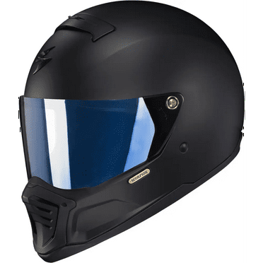 Scorpion EXO-HX1 Helmet Anti-Fog Shield Blue Mirror