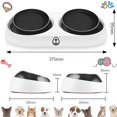thumbnail image 3 of Comedero para perros y gatos, antideslizante, extraíble, con base elevada e inclinada 15°, para gatos, cachorros y perros pequeños., 3 of 5