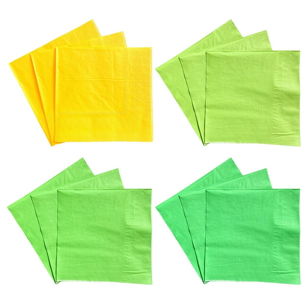 Servilletas de cóctel, 80 unidades, servilletas de papel desechables para bebidas, para cumpleaños, graduación, fiestas, restaurantes, bares, picnics, multicolor