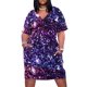 thumbnail image 1 of Vestido de noche para mujer prenda holgada con bolsillos color morado degradado Stardust verano, 1 of 6
