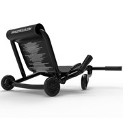 EzyRoller: Classic - Black Magic - Ride-On Scooter, Cambering Motion, Pedal Free Cart, Hand Brakes, Extendable Frame, 154lb Capacity, Kids-Teens 4+