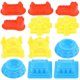 thumbnail image 1 of 30pcs Children Sand Play Castle Mold Kids Sand Play Castle Kit Thicken Plastic Mold (Random Color), 1 of 3