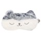 thumbnail image 1 of 1 máscara de peluche con forma de animal para dormir., 1 of 5
