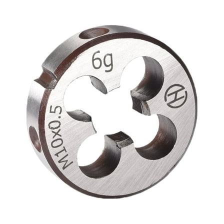 Uxcell M10 x 0.5 Metric Alloy Steel Machine Thread Round Threading Dies