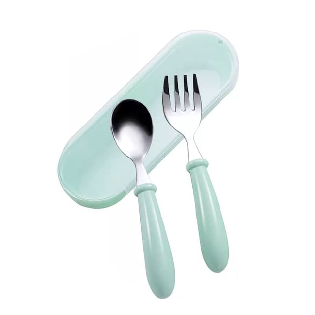 Cubiertos para Niños Acero Inoxidable Portatil Viaje Escuela Dara Baby Otr0056