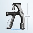 thumbnail image 4 of Fortalecedor De Agarre Manual 10-100KG Masajeador de dedos Expansor Pantalla digital de resorte en forma de R (gris), 4 of 7