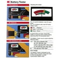 thumbnail image 3 of TFixol Portable Battery Tester with Analog Display - Compact Device for AA, AAA, 9V, and Button Cell Voltage Check (BT-168 Model), 3 of 5