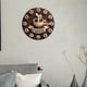 thumbnail image 3 of Reloj de pared con forma de taza de café, colección creativa de casa de campo en 2D, fabricado en madera tranquila, para 30 cm, 3 of 9