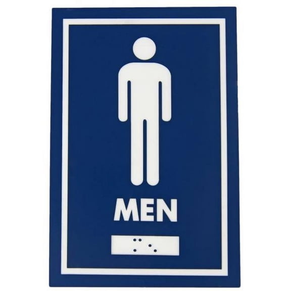 Frost Products 960 Male Symbol with Braille Emboss Sign