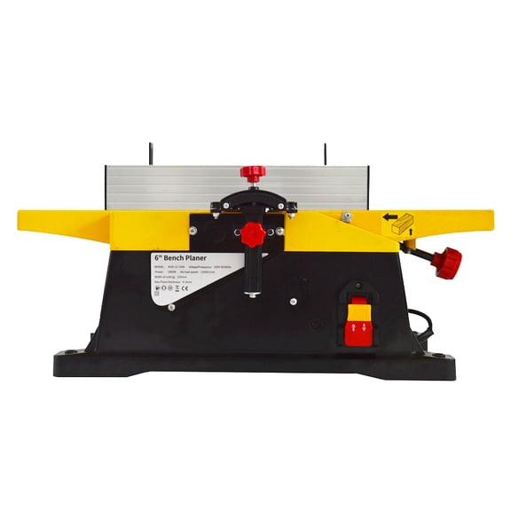 Benchtop Wood Jointer Planer 220V 6" Woodworking Planer with 23x6" Worktable