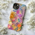 thumbnail image 5 of Psychedelic Disco Phone Case for iPhone 17 16 15 14 13 12 11 Pro/Mini/Plus, Jellyfish Mushroom Star Art Phone Cover, 5 of 6