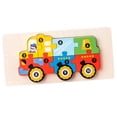thumbnail image 1 of Rompecabezas de madera CUTICAT Montessori Vehículo Coche 1-3 años, 1 of 8