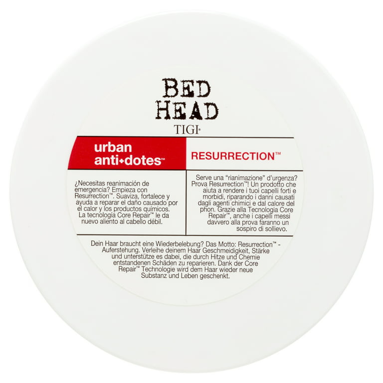 Absorbere landsby sejle Tigi Bed Head Urban Antidotes Resurection Treatment Mask 7.05 Oz, For  Fragile, Damaged Hair - Walmart.com