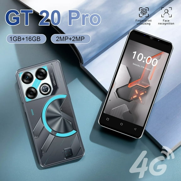TOPRenddon 5-Inch Android 8.1 Smartphone Dual SIM 4G LTE, 16GB 128GB Expandable, 1500mAh Battery, Lightweight Compact Phone with Charger, Earphones, Case, Blue Budget Mobile for Seniors, Kids, Backup