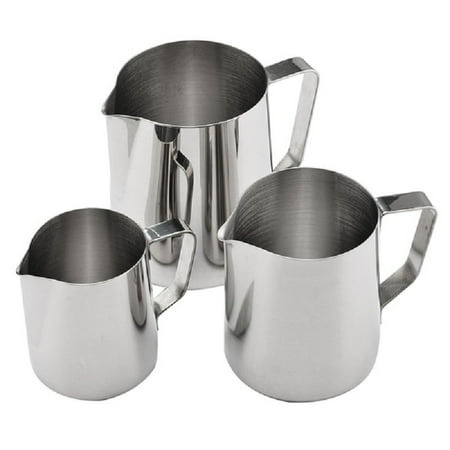 China Creamer Pitcher - Stainless Steel Milk Frothing Pitcher Cappuccino Pitcher Pouring Jug Espresso Cup Creamer Cup for Latte Art