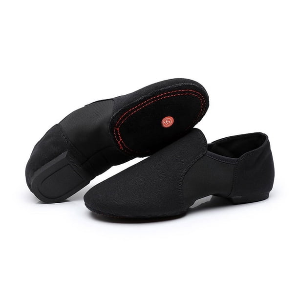 XIHAHA-Zapatillas de lona para hombre y mujer, zapatos de Ballet suaves con cabeza plana, para Ballet, vientre, gimnasio, Yoga y baile