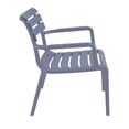 thumbnail image 3 of Compamia Paris Outdoor Club Lounge Chair Dark Gray, 3 of 8