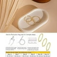 thumbnail image 2 of Gold Silver Rings for Women Non Tarnish Stackable 1.3mm Thin Gold Ring 14K Gold Plated Dainty Ring Set Trendy Thumb Pinky Ring Wedding Bands Promise Engagement Gold Jewelry Gifts Size 6-11, 2 of 7