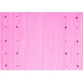 thumbnail image 1 of Ahgly Company Indoor Rectangle Solid Pink Modern Area Rugs, 2' x 5', 1 of 4