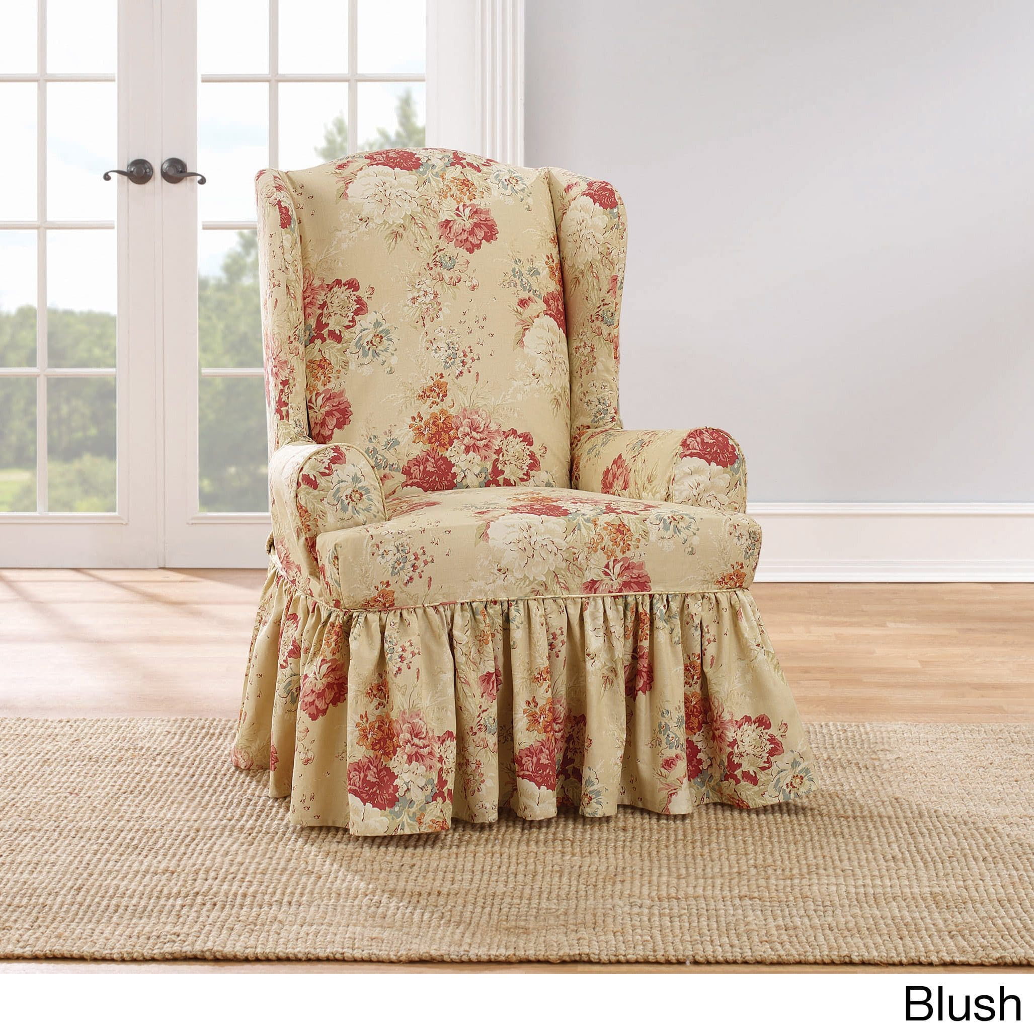 slipcovers wingback chairs