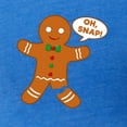 thumbnail image 3 of CafePress - Oh Snap Gingerbread Man - Mens Football Shirt, 3 of 4
