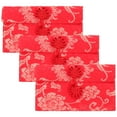 thumbnail image 1 of KAKOWELY 3pcs Red Envelope Wedding Cloth Money Pocket with Chinese Style Pattern,7.32X"X4.13"X0.39", 1 of 5