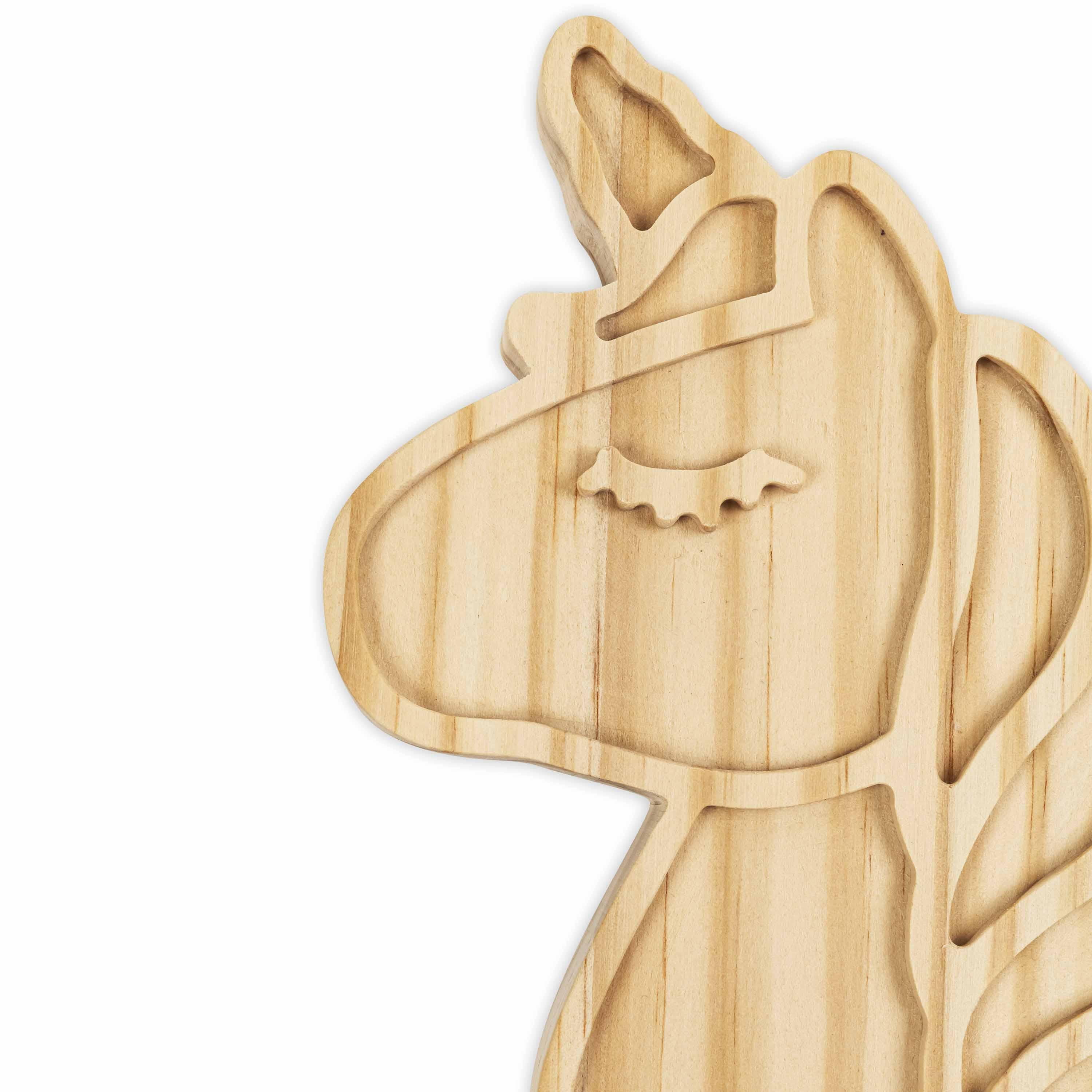 (2 pack) Hello Hobby Wooden Unicorn Craft Project