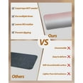 thumbnail image 4 of Ombre, Stair Treads for Wooden Steps Indoor Runner Rug Carpet, Gradient Pink and Grey 10 Pieces Peel and Stick Staircase Step Treads Covers Washable Throw Door Mats, 30"x8", 4 of 5