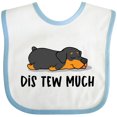 thumbnail image 3 of Inktastic Napping Dis Tew Much Rottweiler Boys or Girls Baby Bib, 3 of 4