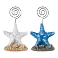 thumbnail image 1 of MasteelfCA 2PCS Delicate Sea Star Note Clip Mediterranean Style Desktop Memo Clip Ornament, 1 of 7
