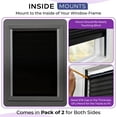 thumbnail image 5 of Light Blocking Strips for Along Edges of Blackout Shades-72" White, 5 of 10