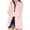 Pink, variant on Fesfesfes Plush Lined Coat for Women Faux-Fur Jacket Mid Length Loose Fluff Soft Fleece On Sale