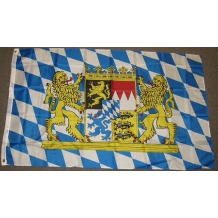 3X5 BAVARIA LIONS FLAG GERMANY OKTOBERFEST GERMAN F044