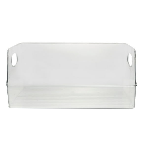 Masteelf Transparent Acrylic Book Organizer Storage Box for Home Classroom Library Use Lightweight and 1Pc