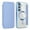 Blue, variant on Case For Samsung Galaxy S25/S25 Ultra/S25 Plus, Leather Holding Card Cover Magnetic Flip Wallet Case