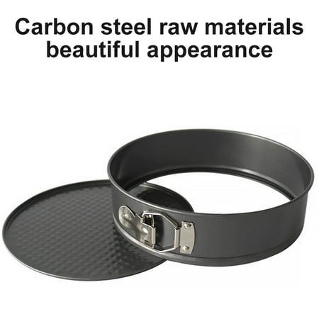 

GeweYeeli Cake Baking Pan Non-Stick Round Bread Mold with Removable Bottom Buckle 12cm