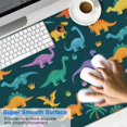 thumbnail image 2 of Long Mouse Pads for Desk,Dinosaur and Palm Tree Pattern Desk Mats on Top Of Desks, Desk Mouse Pad Extra Large with 3mm Non-Slip Base and Stitched Edge for Gaming,Office,Work,Home 47.3"x23.6", 2 of 6