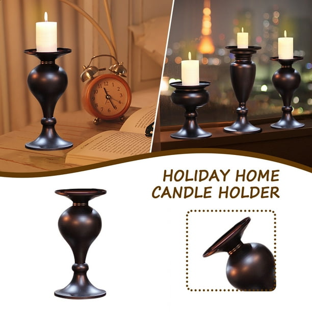 Kcocoo Retro Candle Holder Valentine's Day Home Decoration Dining Table Candle Holder