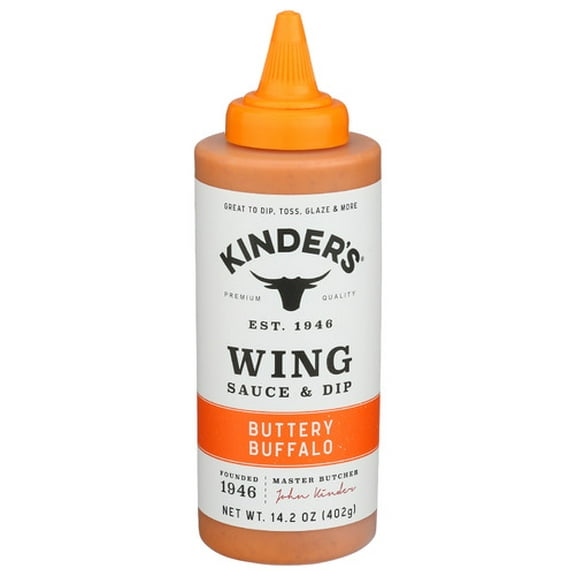 Kinders Buffalo Wing Sauce Bottle 14.2 oz (Pack of 6)