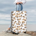 thumbnail image 4 of Uemuo Dachshund Dog Puppy Printed Washable Luggage Cover - Fashion Suitcase Protector Fits 18-32 Inch Luggage -Medium, 4 of 9
