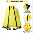 thumbnail image 2 of Paquete de 2 bolsas deportivas con cordón, bolsas de gimnasio de PE para hombres y mujeres, bolsa de natación para viajes, playa, escuela, vacaciones, adecuada para deportes, niños, niñas, 2 of 5