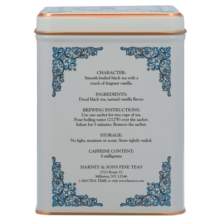 4缶　ハーニーアンドサンズ　HARNEY＆SONS　バニラコモロ　デカフェ　紅茶 楽天市場】【 ハーニー＆サンズ 公式ショップ 】HARNEY＆SONS デカフェ