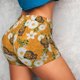 thumbnail image 4 of Fotbe White Floral and Butterflies Shorts Sin Costuras – Shorts Deportivos de Cintura Alta para Mujer, Elásticos para Gimnasio, Yoga, Running o Ciclismo-Medium, 4 of 8