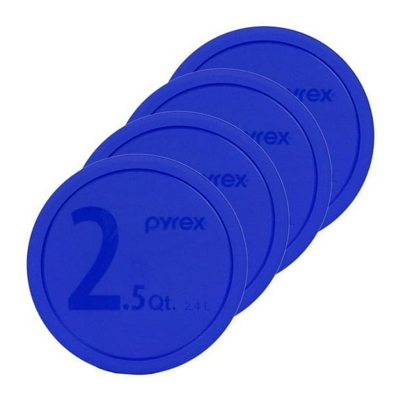 Pyrex Lid 325-PC 2.5 Qt/2.4 L Circle - Blue-4